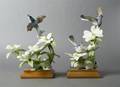 A Pair of Royal Worcester Dorothy Doughty Birds BlueGrey Gnatcatcher