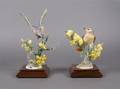 A Pair of Royal Worcester Dorothy Doughty Birds Redstart