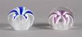 Two Floral Paperweights