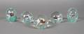 A Collection of Five Murano Glass Paperweights