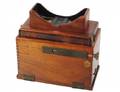 INLAID FRUITWOOD STEREOSCOPE