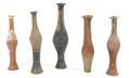 A Collection of Five Near East Earthenware Unguentariums