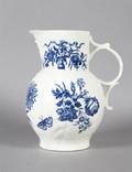 A Dr Wall Worcester Blue and White Porcelain Pitcher