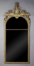 A Giltwood Adam Style Pier Mirror