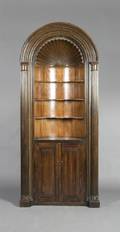 An English Neoclassical Corner Cupboard