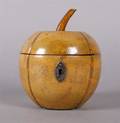 An English Fruitwood Tea Caddy