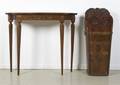 A Carved Mahogany Console Table