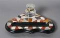An Italian Slate Inkwell
