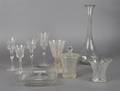 A Collection of Etched Glass Articles