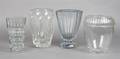 A Collection of Four Glass Vases