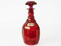 RUBY GLASS DECANTER