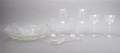 A Partial Etched Glass Stemware Service