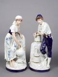 A Pair of Royal Dux Figures