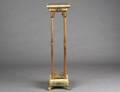 GILT BRONZE AND ONYX PEDESTAL