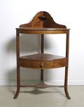 An English Two Tier Mahogany Etagere