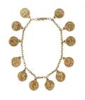 A 14 Karat Yellow Gold Charm Bracelet