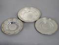 GROUP OF THREE STERLING SILVER SHALLOW BOWLS