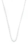 An 18 Karat White Gold and Diamond Necklace
