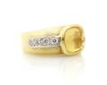 An 18 Karat Yellow and White Gold Citrine and Diamond Ring Marlene Stowe