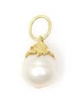 A Yellow Gold and Pearl Pendant