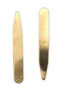 A Pair of 14 Karat Yellow Gold Collar Stays