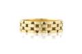An 18 Karat Yellow Gold Band English