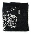 An Yves Saint Laurent Oversized Wool and Silk Panther Shawl