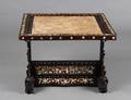 MOTHER OF PEARL INLAID LOW TABLE