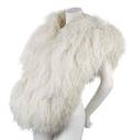 A Cream Ostrich Feather Stole