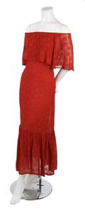 An Yves Saint Laurent Red Dress