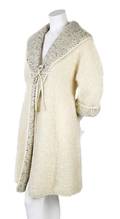 A Bonnie Cashin Cream Mohair Coat