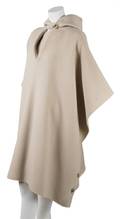 A Valentino Beige Wool Poncho