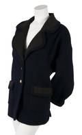 A Chanel Navy Blue Jacket