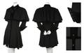 An Ungaro Couture Black Wool Redingote Coat