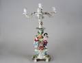 DRESDEN PORCELAIN FIVE LIGHT CANDELABRUM