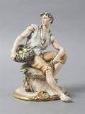 A Capodimonte Porcelain Figure