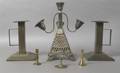 A Collection of Candlesticks Lamps and Lighters