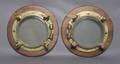 A Pair of Brass Port Holes
