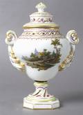A Paris Porcelain Potpourri Vase