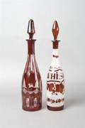 Two Bohemian Decanters