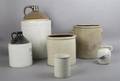 A Collection of American Stoneware Jugs and Crocks