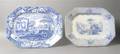 A Collection of Two English Pottery Trays