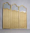 A French Three Panel Floor Screen