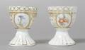 A Pair of Wurtenberg Porcelain Egg Cups