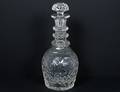 LARGE CUT GLASS DECANTER