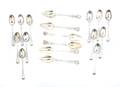 A Group of English Sterling Silver Spoons