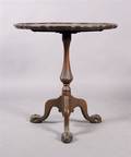 A Georgian Style Mahogany TiltTop Tea Table