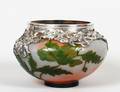 LORRAINE SILVER OVERLAID CAMEO GLASS BOWL