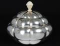CONTINENTAL SILVER BONBONNIER AND COVER