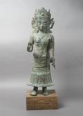 An Asian Bronze Statue of Guanyin